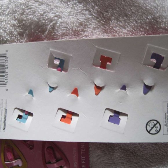 6 Goody Heart Stay Put Slide Proof Hold Secure Fit Metal Hair Contour Snap Clips - Picture 4 of 8